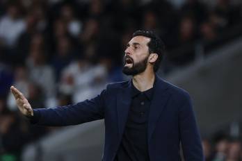 El técnico del Real Madrid, Álvaro Arbeloa.