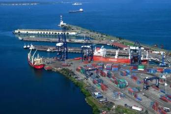 Un mapa conceptual de lo que sería el puerto de contenedores en isla Margarita.