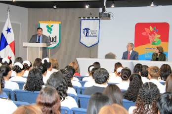 Daniel Valdés López, director de Promoción de la Salud en el acto inagural.