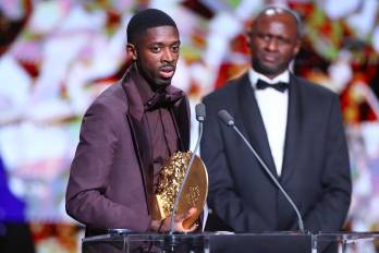 El delantero del Paris Saint-Germain, Ousmane Dembélé.