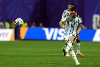 El delantero argentino, Lionel Messi.