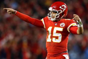 El mariscal de campo de Kansas City Chiefs Patrick Mahomes.