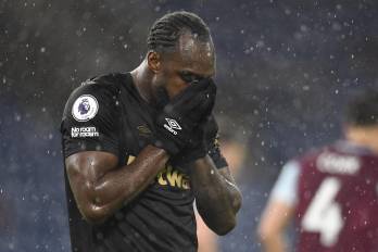 El delantero del West Hams Michail Antonio. EFE/EPA/PETER POWELL /Archivo