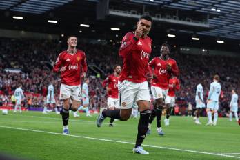 El jugador del United, Casemiro.