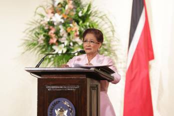 Kamla Persad-Bissessar, primera ministra de Trinidad y Tobago, en una fotografía de archivo.