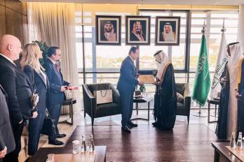 El canciller Javier Martínez-Acha encabezó la delegación panameña en este viaje por Riad.