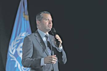 El secretario general de la OMI, Arsenio Domínguez.