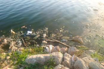 Un lago escondido en la urbanización Los Andes