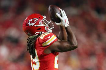 El jugador de los Kansas City Chiefs, Kareem Hunt.