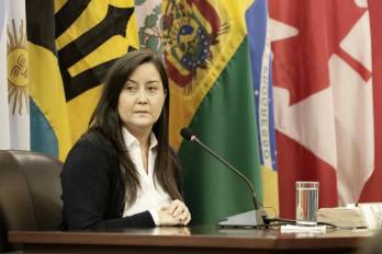 Fotografía de archivo de la presidenta de la ONG Control Ciudadano, Rocío San Miguel.