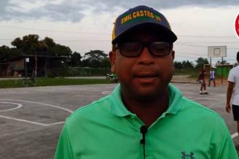 Emil Castro, representante del corregimiento de El Empalme en Bocas del Toro.