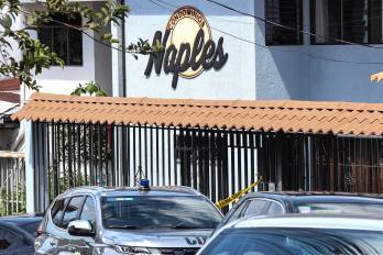 Vista general del condominio Nápoles, donde fue asesinado el oficial retirado del Ejército nicaragüense Roberto Samcam, en San José, Costa Rica, el 19 de junio de 2025.