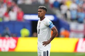 Édgar Yoel Bárcenas de la selección de Panamá.