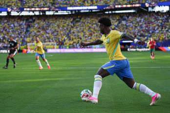 El jugador de Brasil, Vinícius Jr.