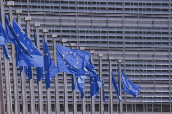 Banderas del Parlamento Europeo.