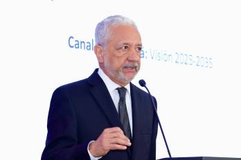 El administrador del Canal de Panamá, Ricaurte Vásquez.