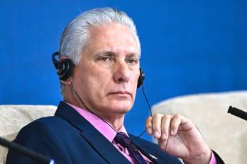 El presidente de Cuba, Miguel Díaz-Canel.
