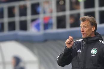 El entrenador francés, Hervé Renard.