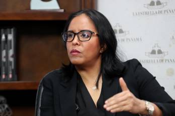 La presidenta del Comité Olímpico de Panamá, Damaris Young.