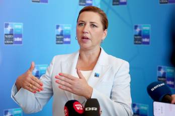 La primer ministra danesa, Mette Frederiksen.