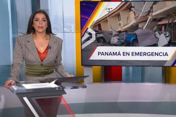 Captura de pantalla de la emisión del programa Al Rojo Vivo durante la presentación de la nota sobre Panamá.