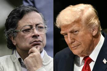 ‘Petro, un líder mal valorado y muy impopular... más le vale cerrar estos campos asesinos inmediatamente’, indicó Trump.