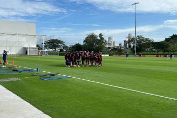 El elenco dirigido por Thomas Christiansen se entrenó al completo en esta última sesión de cara a ese crucial enfrentamiento que podría definir el futuro del equipo.