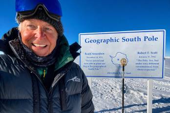 Jaime Alemán recorrió 193 países y tuvo la oportunidad de llegar hasta la Antártida.