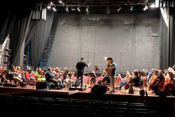 Los ensayos generales durante estos días en el Teatro Balboa.