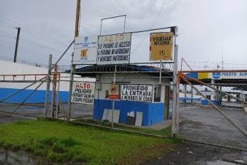 Parte de uno de los puntos de acceso al puerto, que tiene la empresa Chiquita Panamá.