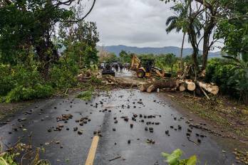 Las vías hacía y desde Bocas del Toro están bloqueadas.