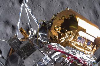 Odysseus se convirtió el jueves en la primera sonda comercial en posarse en la Luna.
