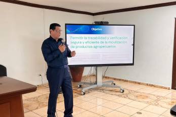 Las autoridades explican los beneficios de la herramienta que permite la trazabilidad y verificación segura y eficiente de la movilización de los productos agropecuarios en territorio panameño.