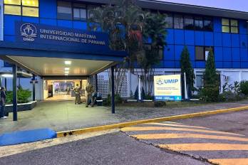Instalaciones de la Universidad Marítima Internacional de Panamá en La Boca, ciudad de Panamá.