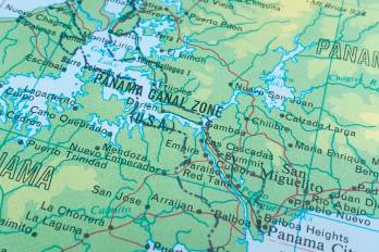 Mapa del área canalera