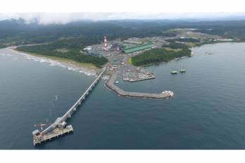 Imagen del puerto de Punta Rincón, en Panamá, en el distrito de Donoso, provincia de Colón, parte del proyecto Cobre Panamá.