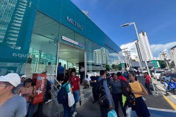 El Metro de Panamá todavía sigue suspendido a esta hora.