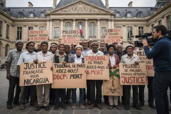 En 2006, un tribunal de Nicaragua condenó a Shell, Dow Chemical y Occidental Chemical a pagar $805 millones a 1,200 extrabajadores, pero el supremo francés la considera “manifiestamente desproporcionadas”.