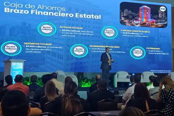 Andrés Farrugia, gerente general de la CA en el Foro Inmobiliario 2025.