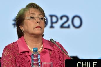 Bachelet aseguró que continuará trabajando por la cooperación global y el bienestar de las personas.