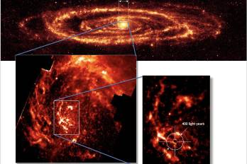 Un equipo científico internacional ha visualizado de forma directa el proceso de alimentación del agujero negro central de la galaxia de Andrómeda.