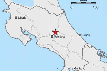 El primer sismo ocurrió a la 1:37 a. m., con una magnitud de 5.0 .