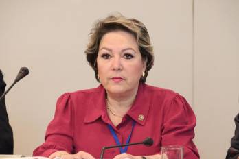 La magistrada presidenta de la CSJ, María Eugenia López.