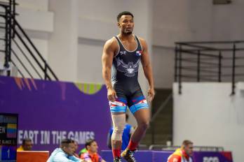 El atleta panameño, Manuel Brown.