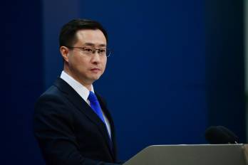 El portavoz del Ministerio de Relaciones Exteriores de China, Lin Jian