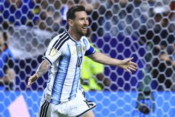 El futbolista de la selección de Argentina, Lionel Messi.