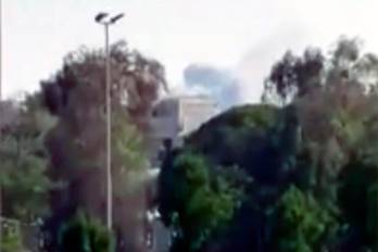 Ataque en Doha del Ejército de Israel a líderes de Hamás, este martes. Captura de vídeo.