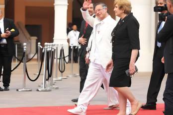 El presidente de Colombia, Gustavo Petro esta mañana en el Palacio Bolívar.