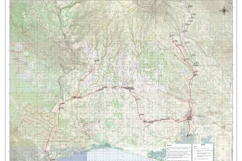 El mapa ferroviario es un trabajo conjunto entre el grupo Amigos Pro Rescate del Ferrocarril Nacional de Chiriquí y el Instituto Geográfico Nacional Tommy Guardia.