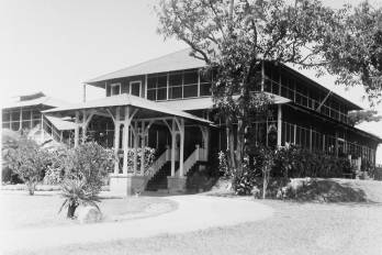 Condición original, foto histórica de 1916 de la edificación utilizada por la Presidencia de la República como Villa Diplomática cuyo proyecto por 7 millones transformará aún más su condición original.